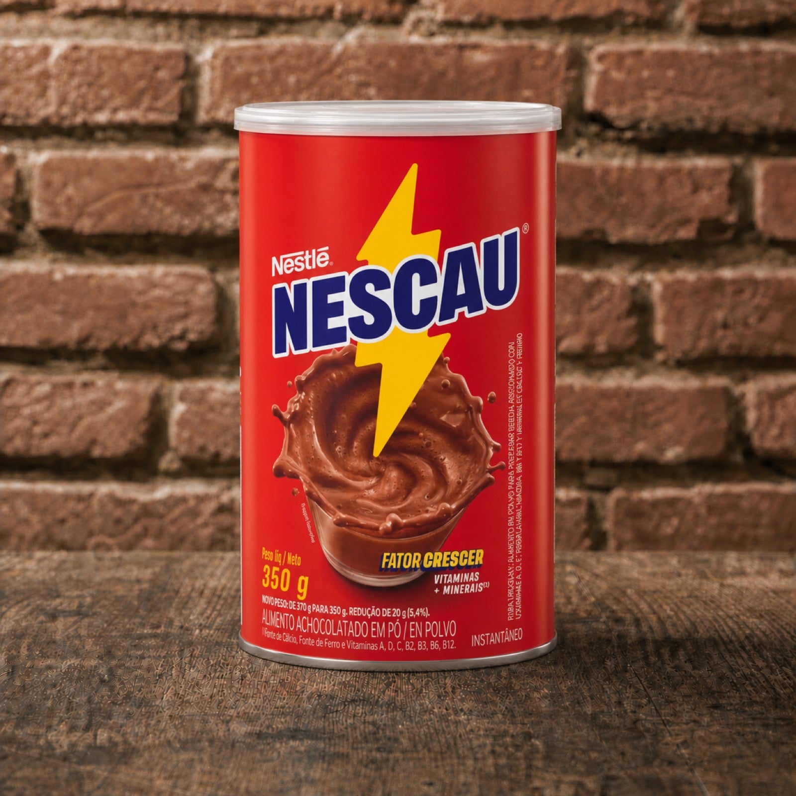 Nestlé Achocolatado Em Pó Nescau Lata 350g