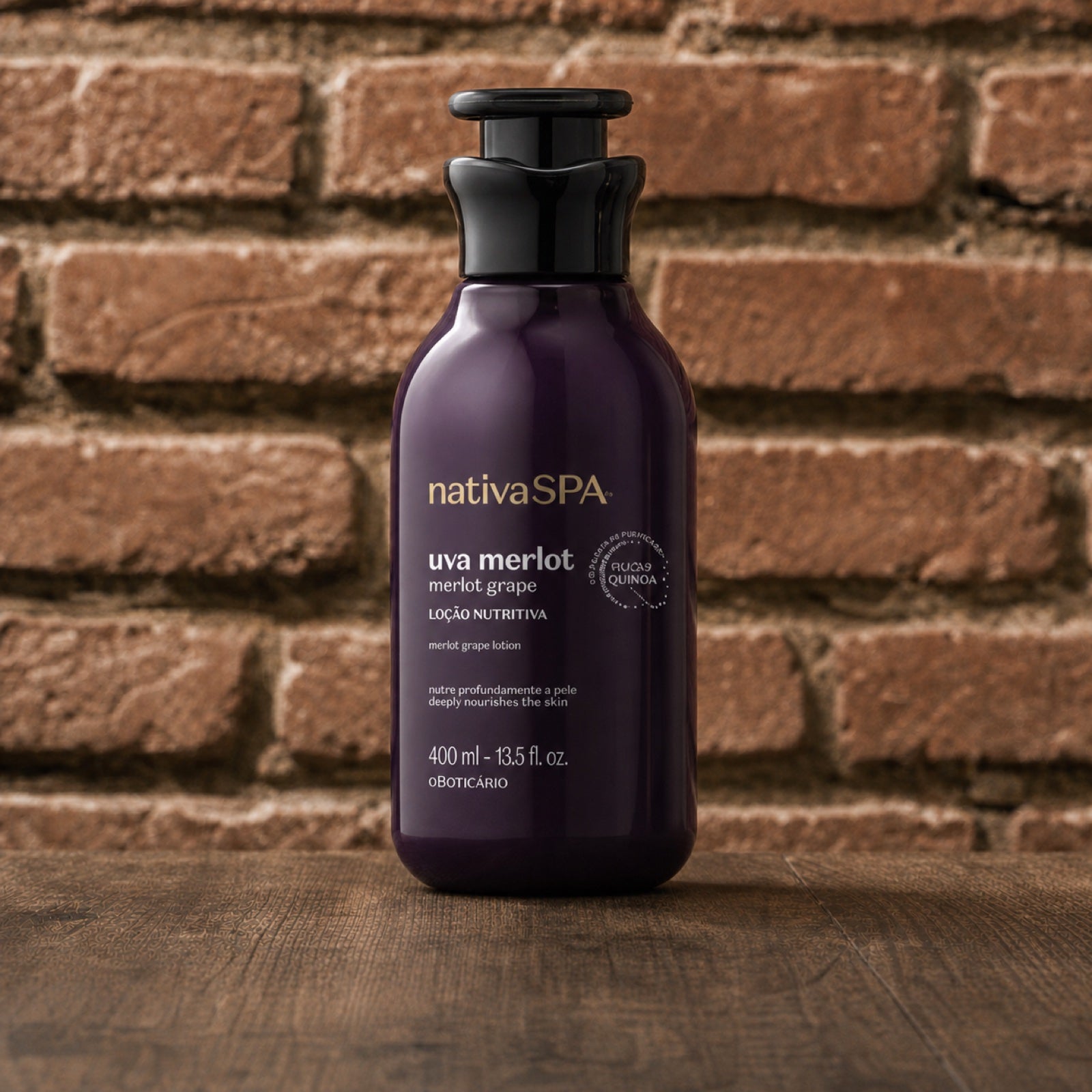 O Boticário Loção Corporal Uva Merlot 400ml