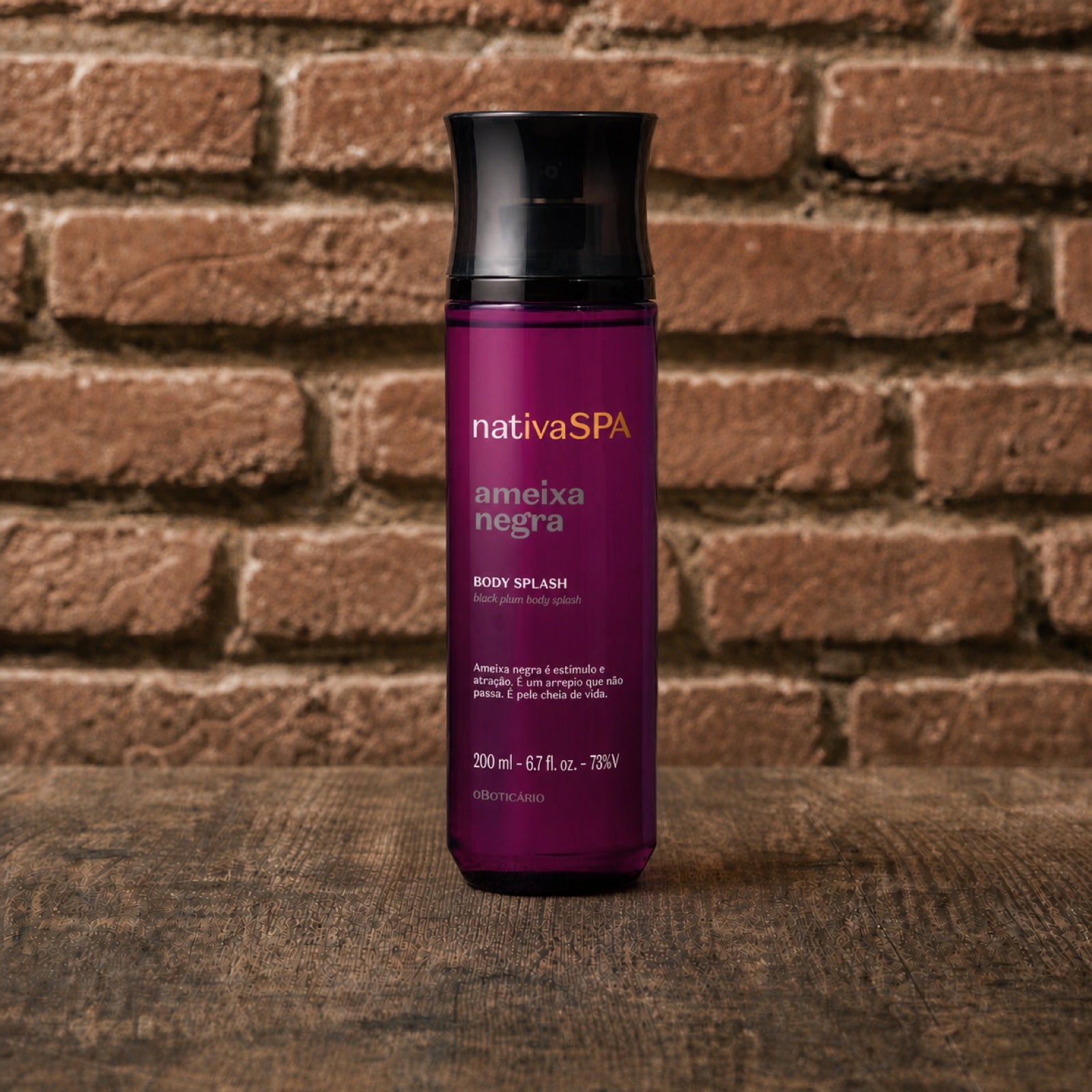 O Boticário Body Splash Nativa Spa Ameixa Negra, 200ml
