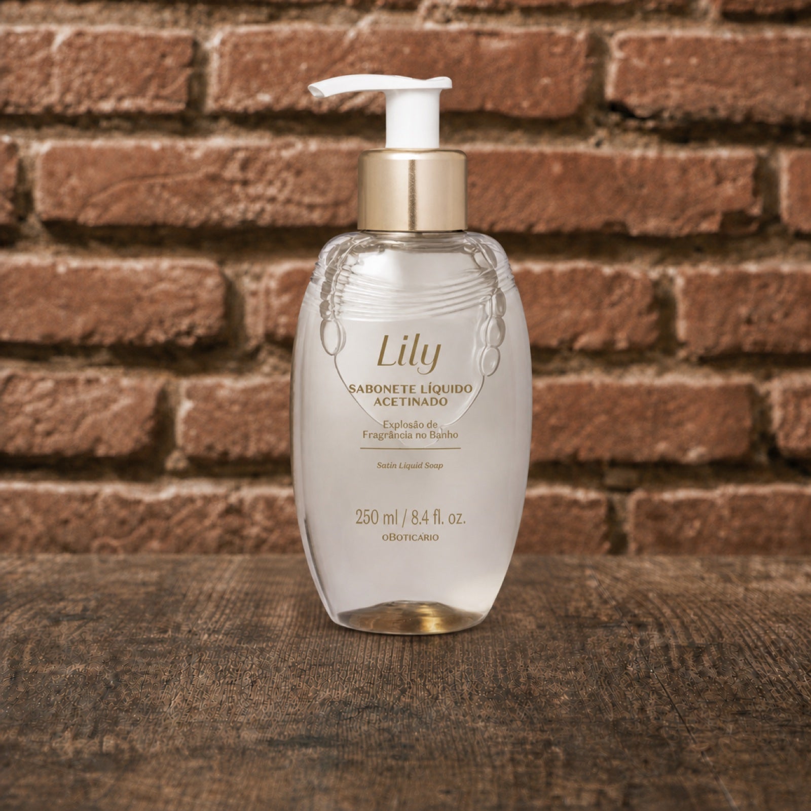 O Boticário Sabonete Líquido Acetinado Lily 250ml