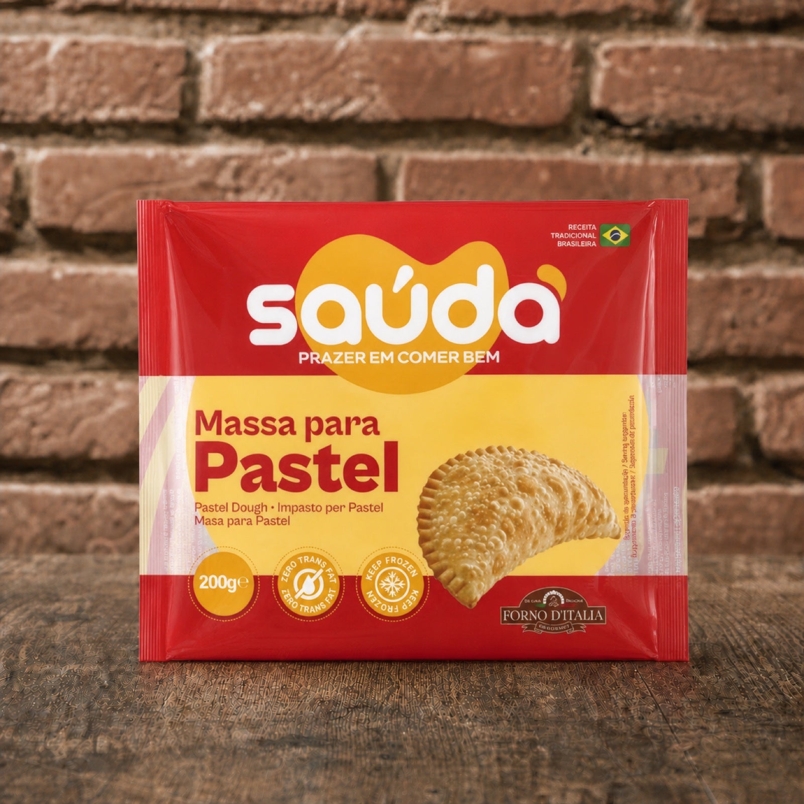 SAÚDA Massa de Pastel em Disco 200g