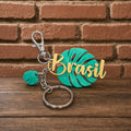 Brasilien-Schlüsselanhänger mit Monstera