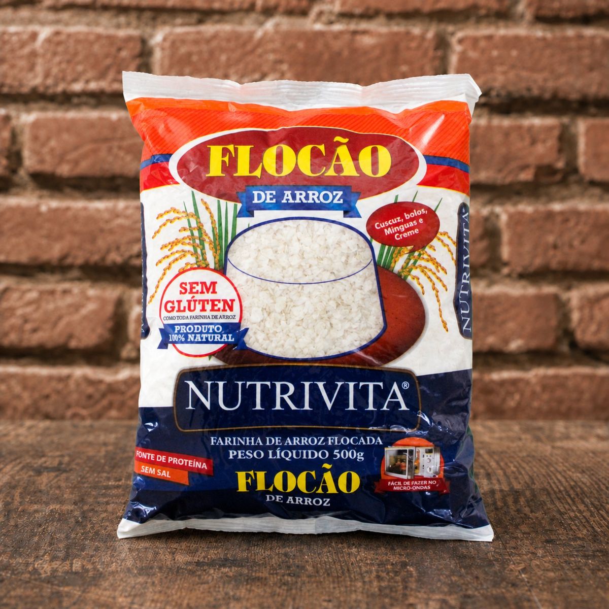 NUTRIVITA Flocão de Arroz 500g