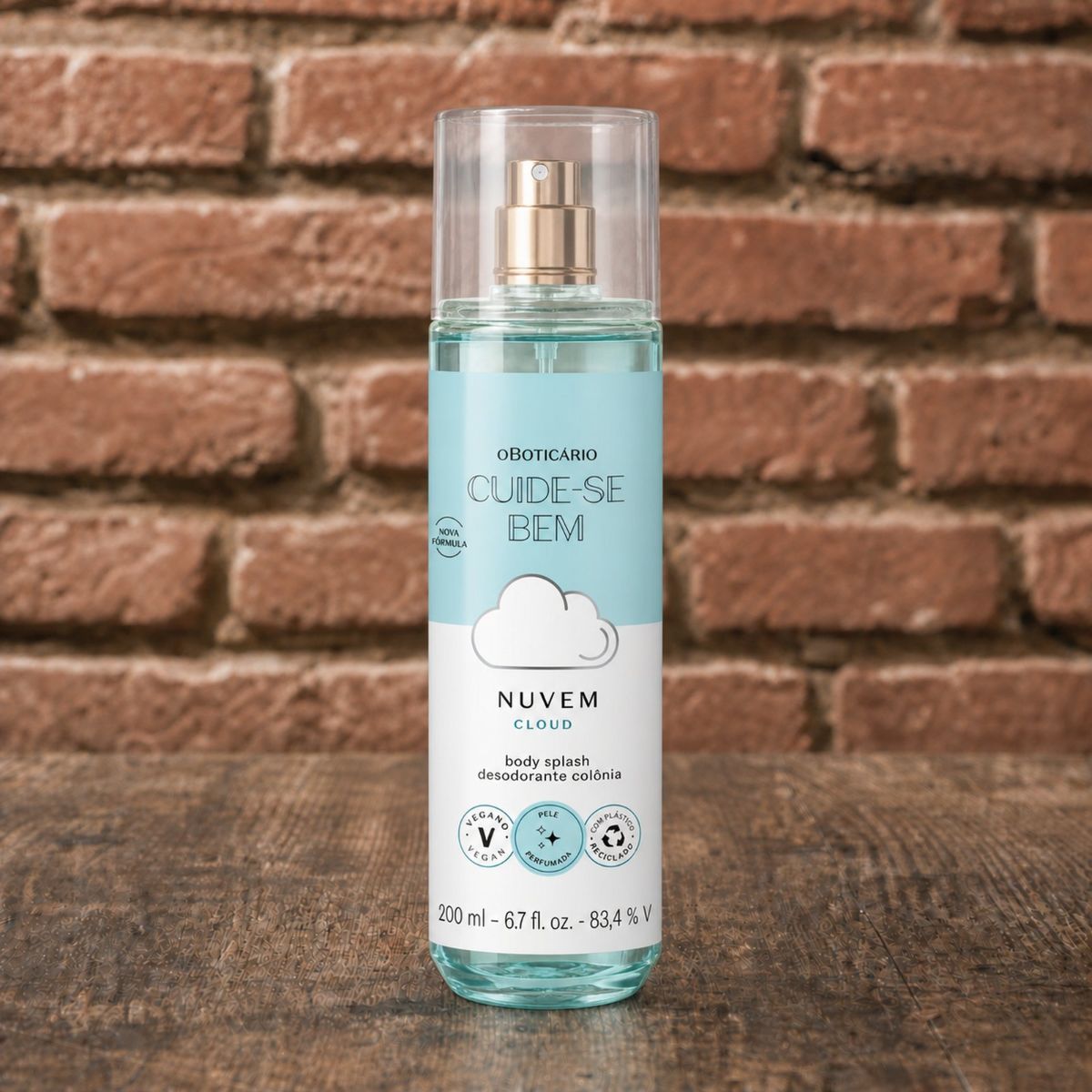 Body Splash "Cuide-se Bem Nuvem", 200 ml