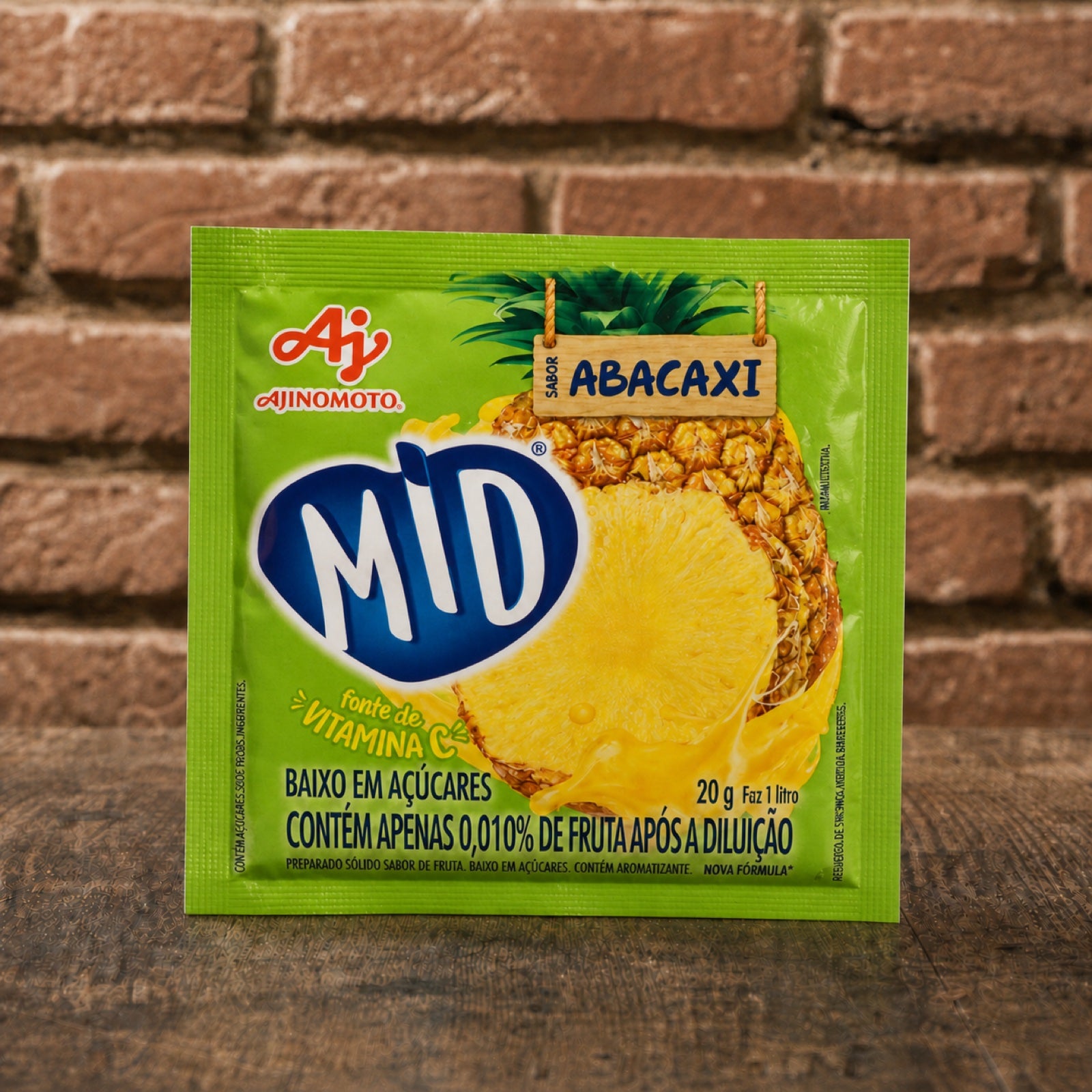 MID Refresco em Pó Abacaxi 20g