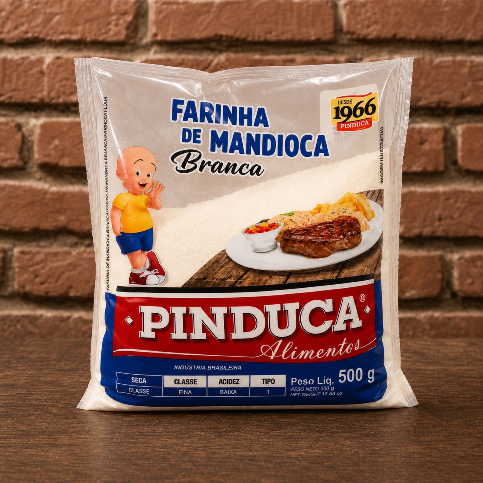 Pinduca Farinha de Mandioca Crua 500g