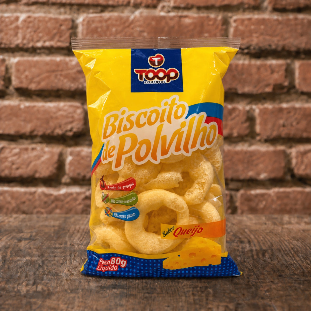 Toop Biscoito De Polvilho Queijo 80g
