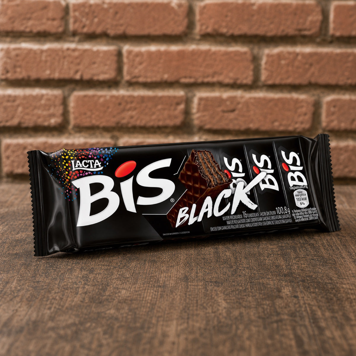 Lacta Chocolate Bis Black 100,8g