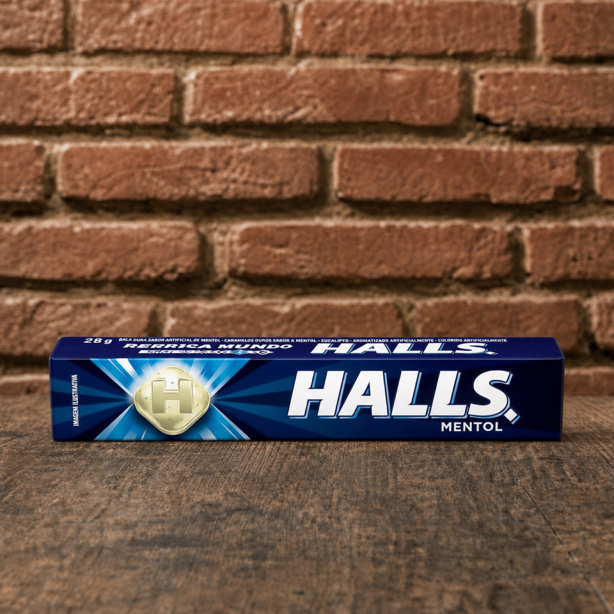 Halls Bala de Mentol Unidade 28g