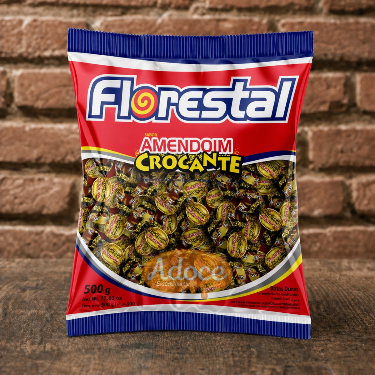 FLORESTAL Bala de Amendoim Crocante Pct 500g