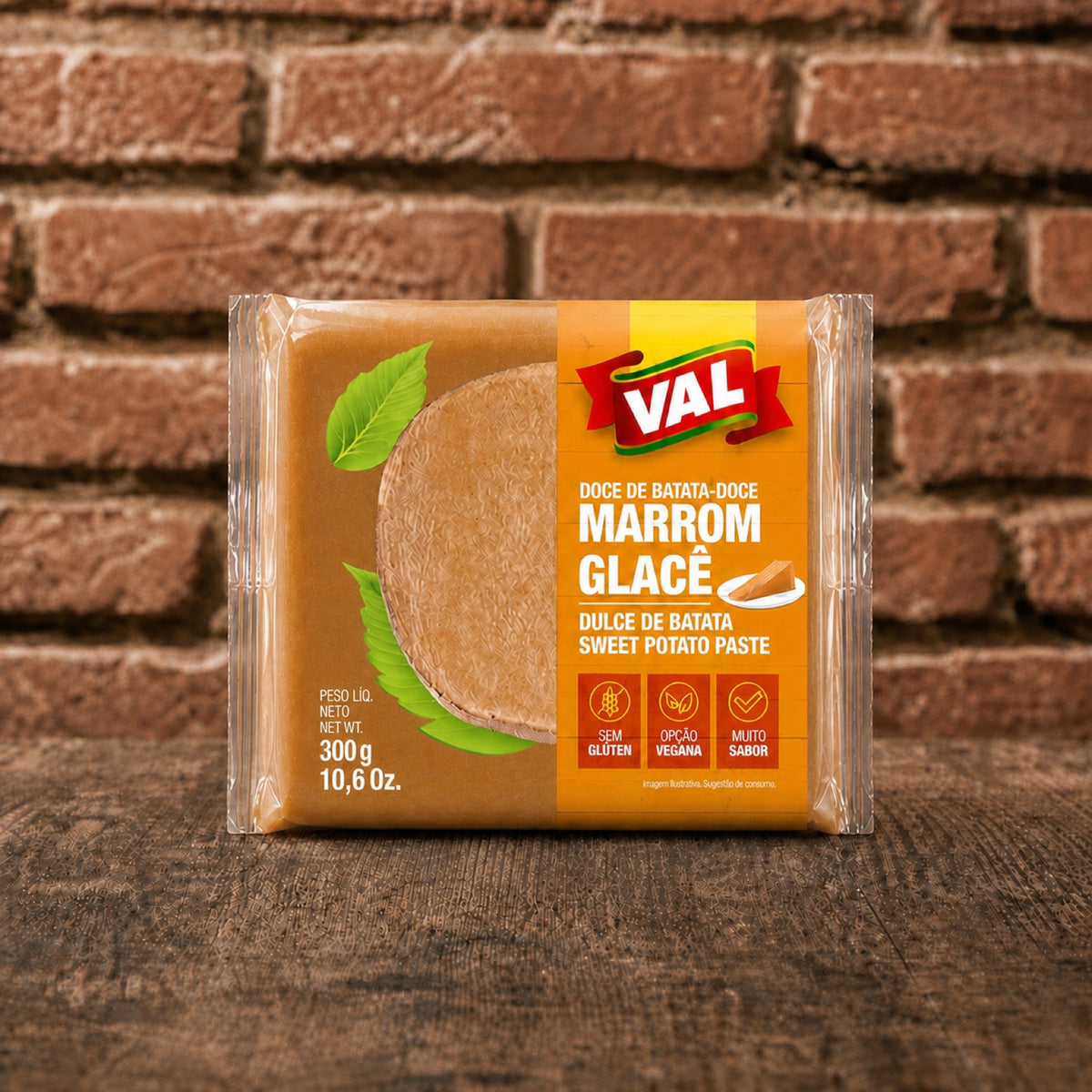 Val Marrom Glacê Doce de Batata Doce 300g