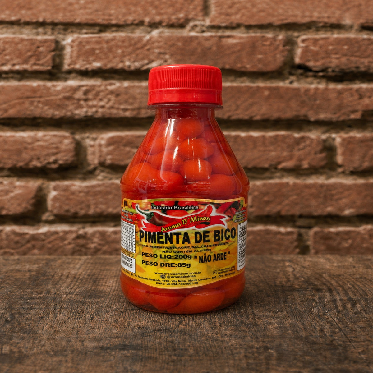 Aroma de Minas Pimenta Biquinho 200g (85g Drenado)