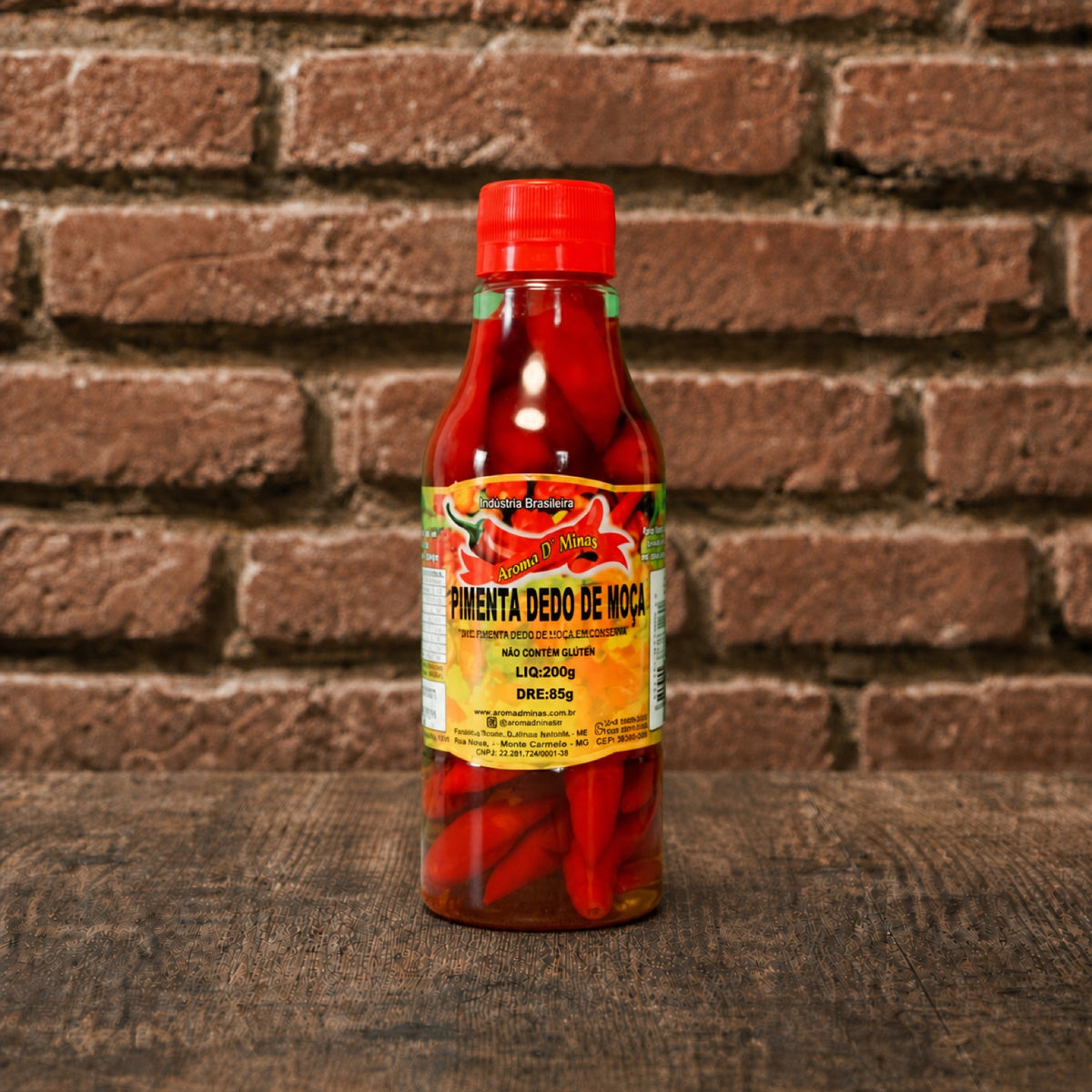 Aroma de Minas Pimenta Dedo de Moça 200g (85g Drenado)