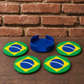 NORDIKA FORM Kit com 4 descansos de copo Do Brasil