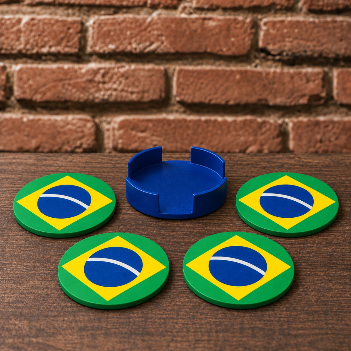 NORDIKA FORM Kit com 4 descansos de copo Do Brasil
