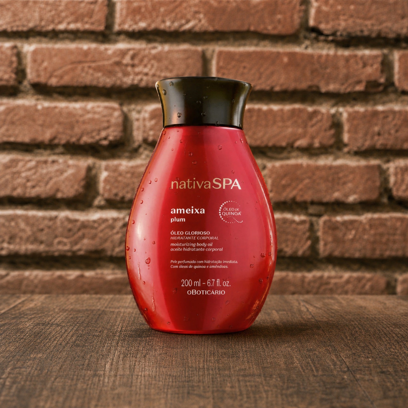 O Boticário Óleo Glorioso de Banho Nativa Spa Ameixa 200ml