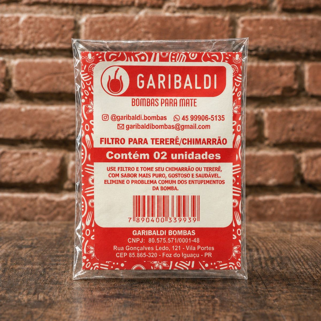 Garibaldi Filtro para Chimarrão com 2 unidades