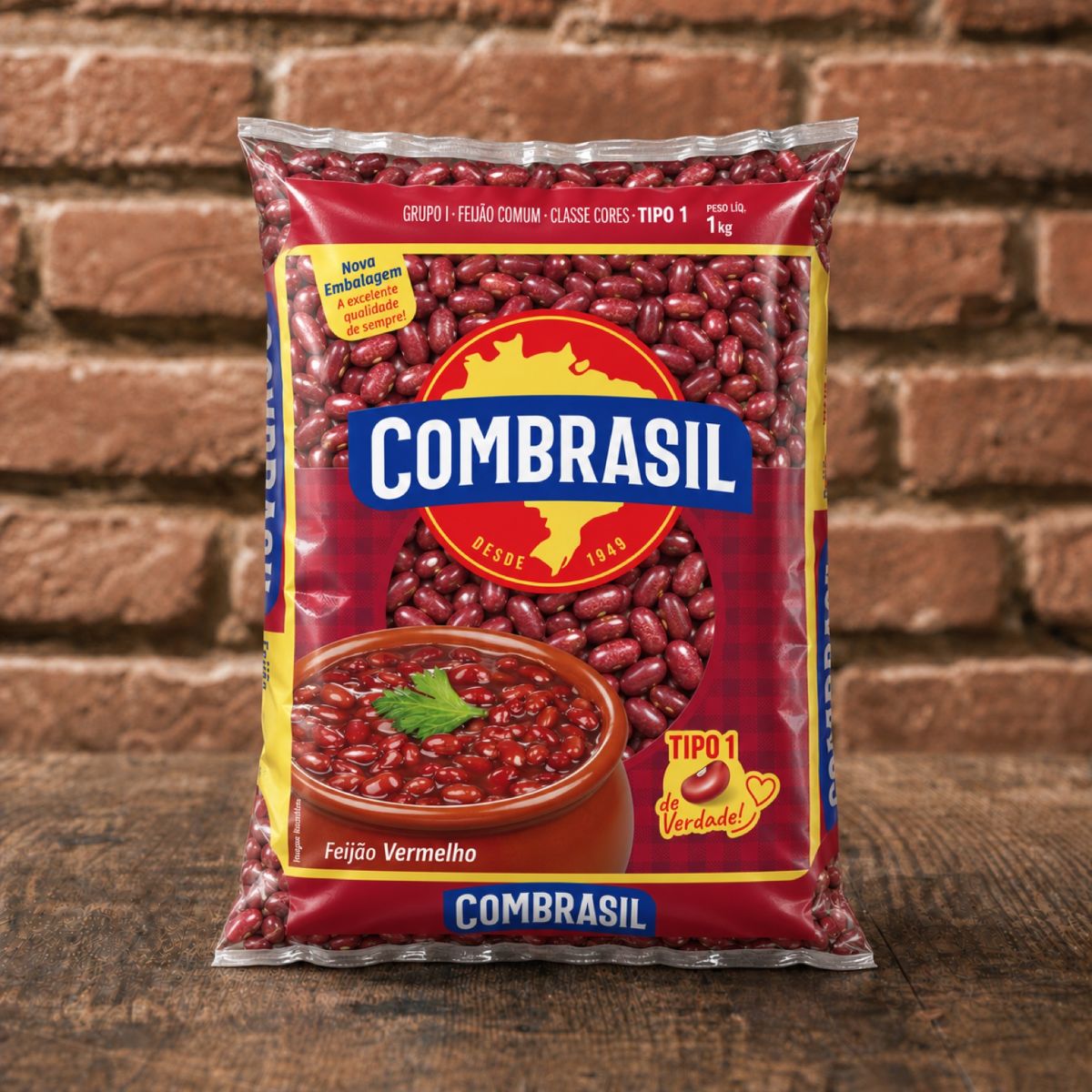 Combrasil Feijão Vermelho 1kg