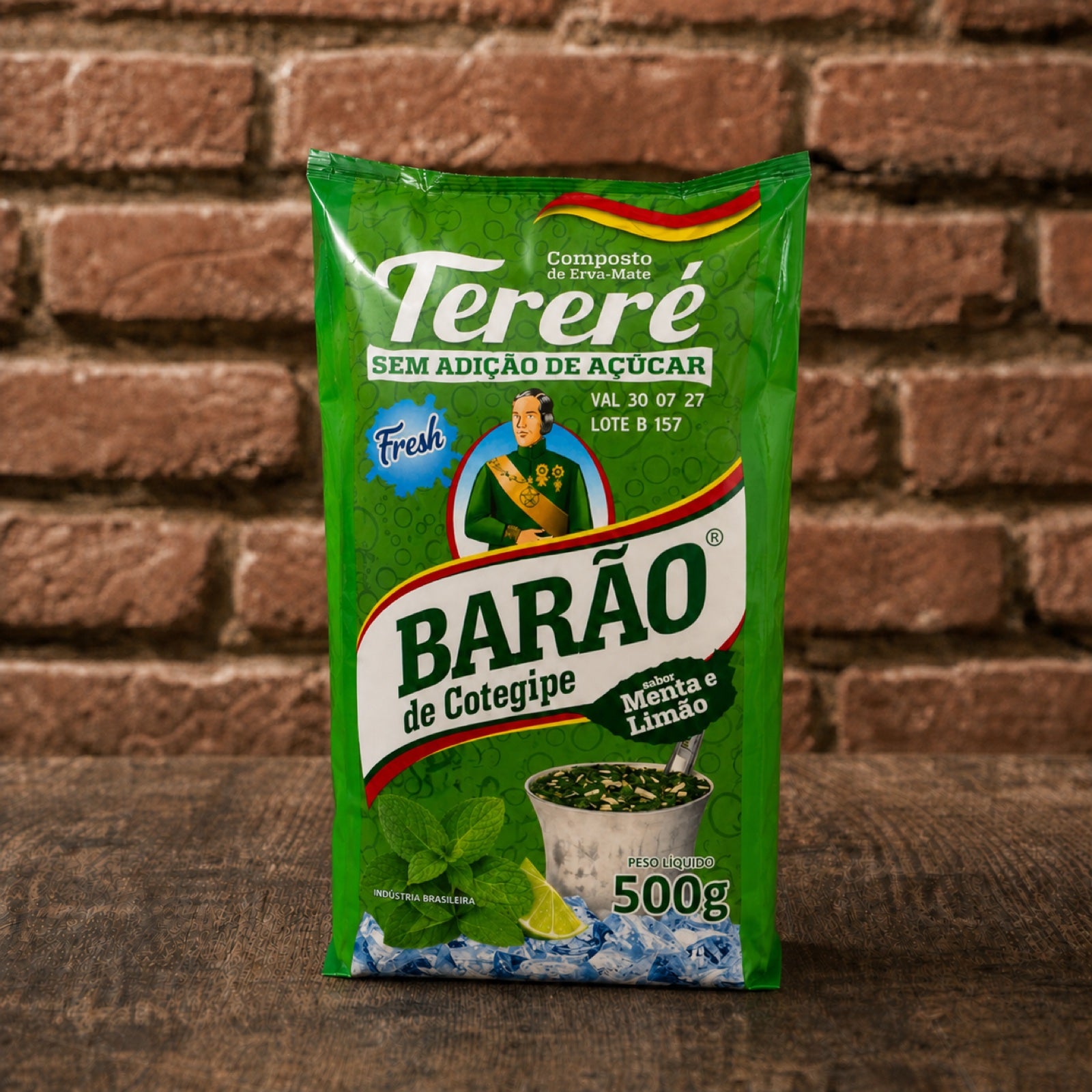Barão Erva Mate Menta E Limão 500g - Tereré