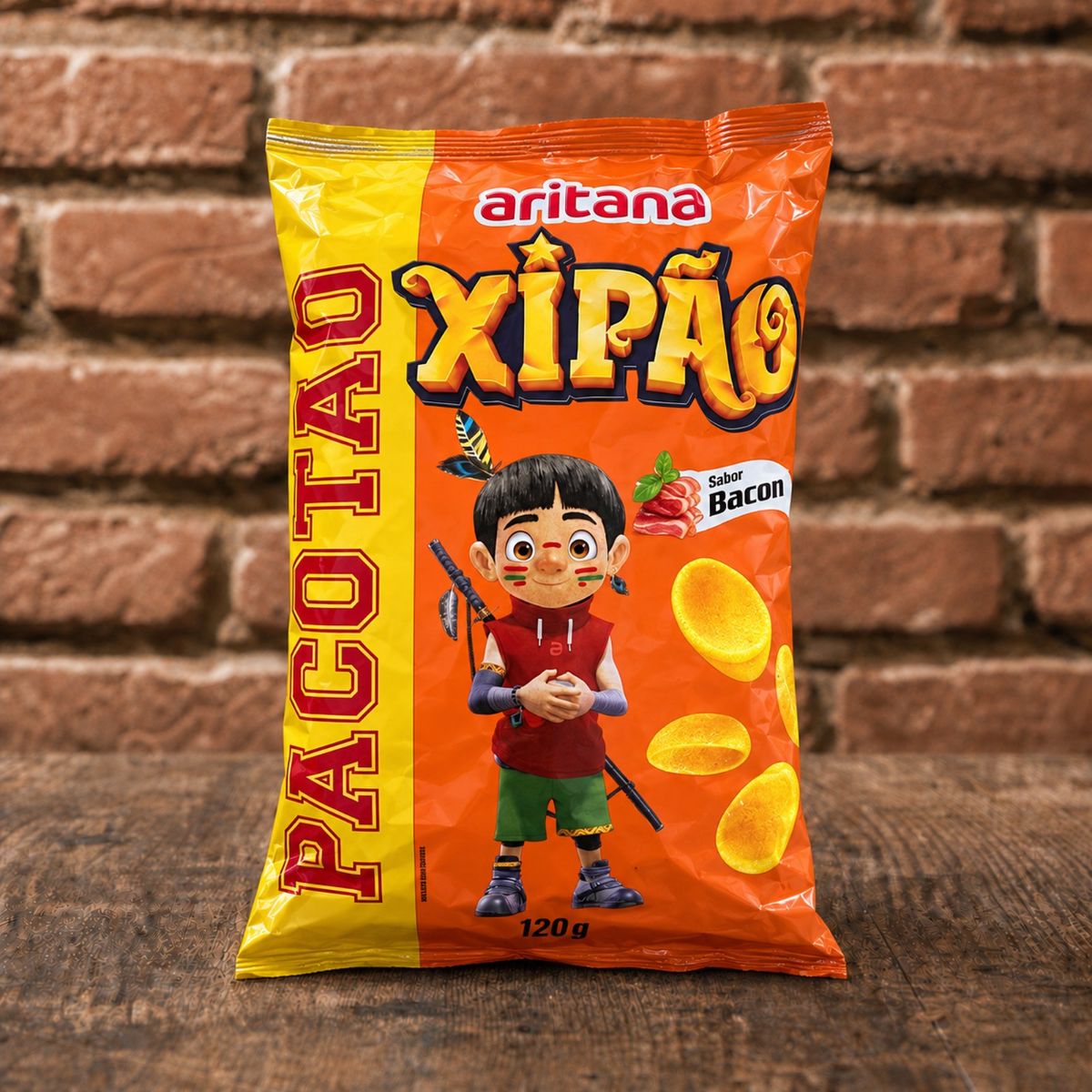 Aritana Salgadinho Xipão Bacon 120g